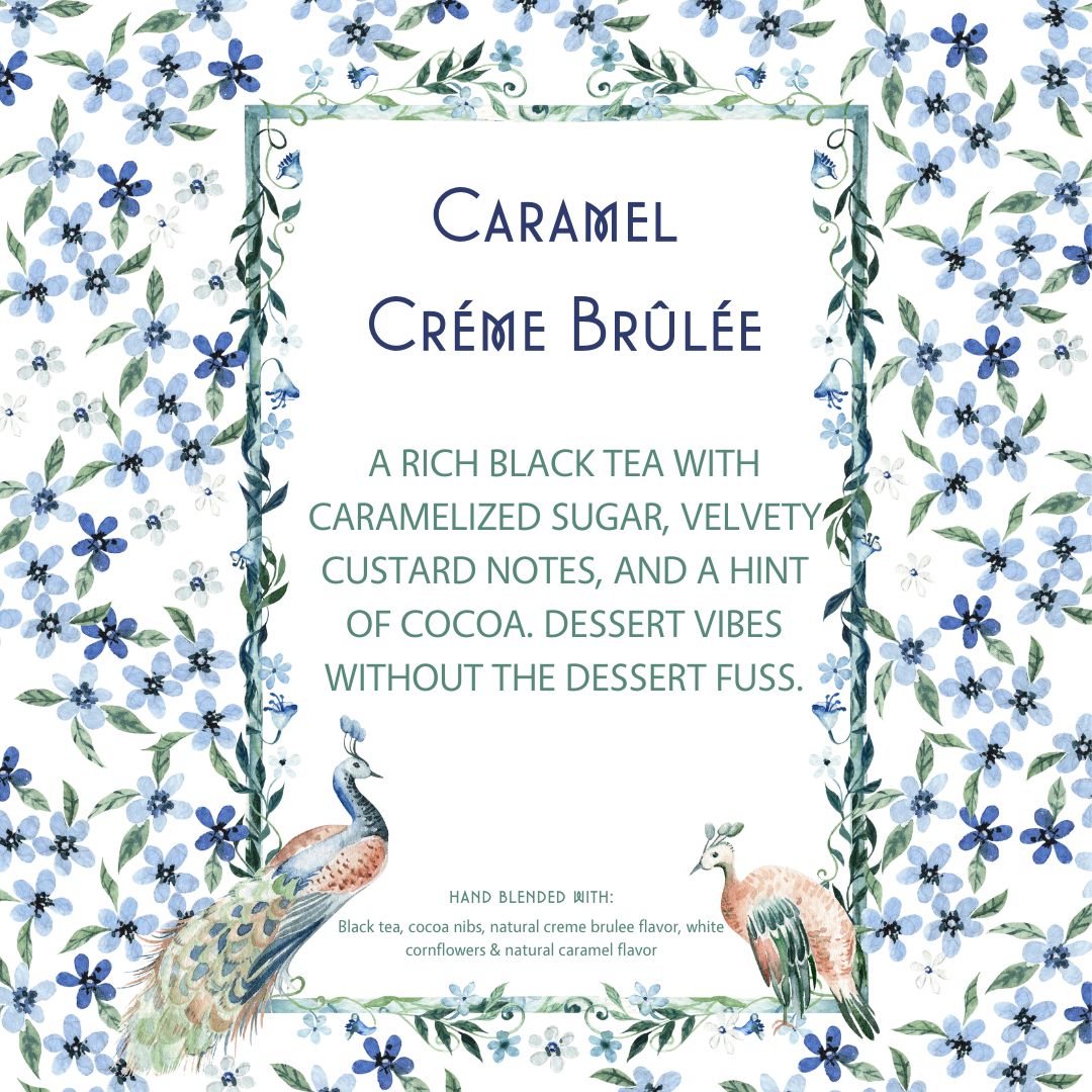 Caramel Crème Brûlée Tea 🍮  – Dessert, but Make It Drinkable