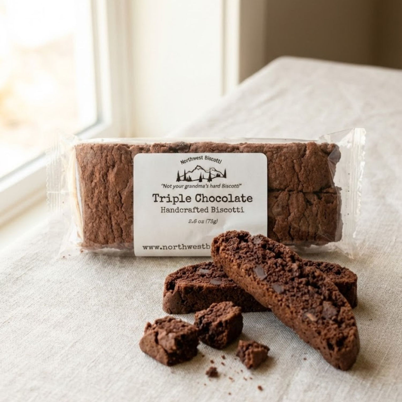 Triple Chocolate Biscotti Double Pack – A Chocoholic’s Dream