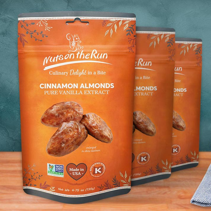 Cinnamon Almonds - Nuts on the Run