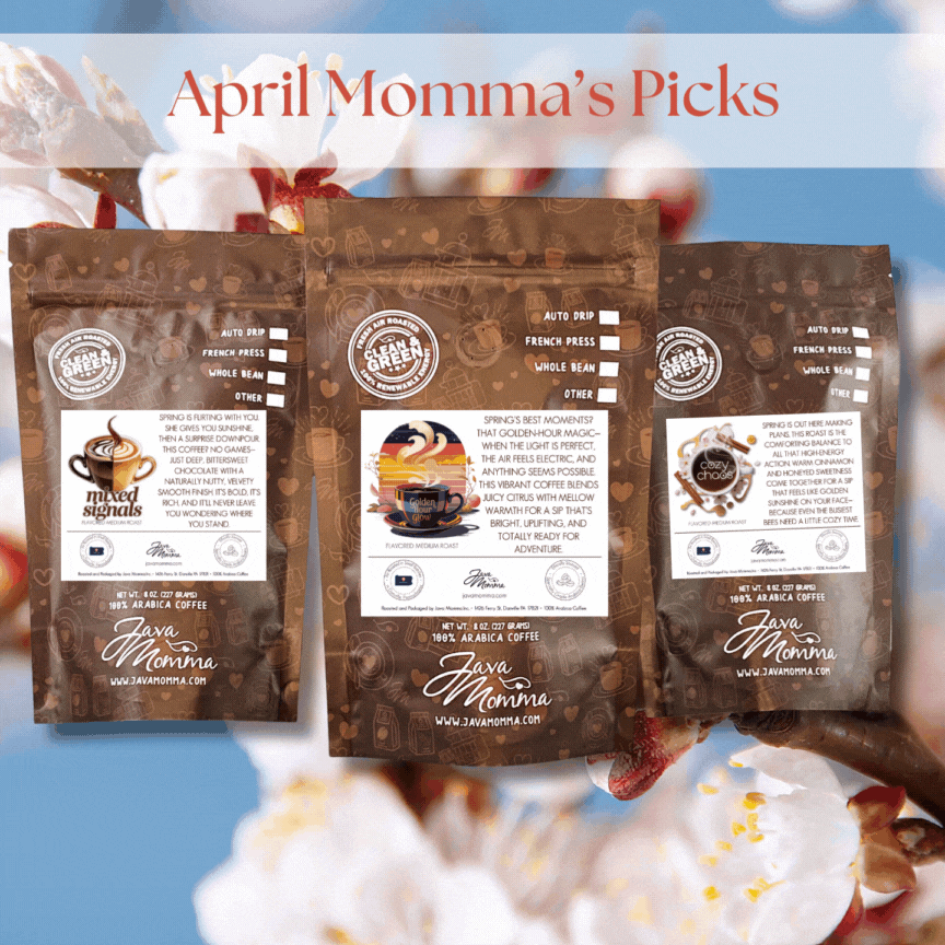 Momma’s Picks Monthly Coffee Box – 3 Exclusive Flavored Coffees