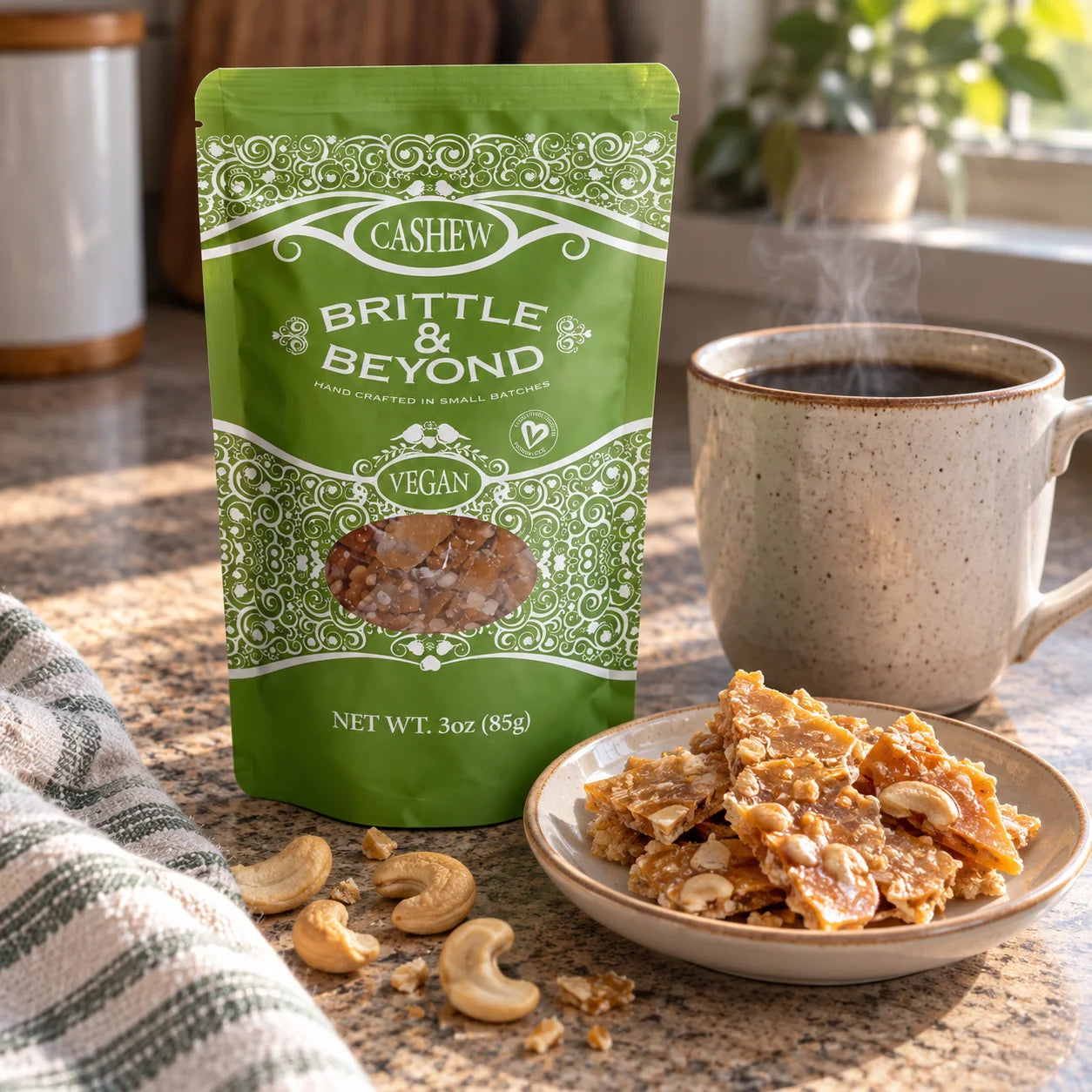 Cashew Brittle – Nutty, Buttery Bliss in Every Bite