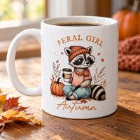 Thumbnail for Feral Girl Autumn Mug