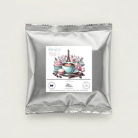 Thumbnail for french vanilla flavored coffee 2 ounce sample pack in silver foil packaging on neutral surface