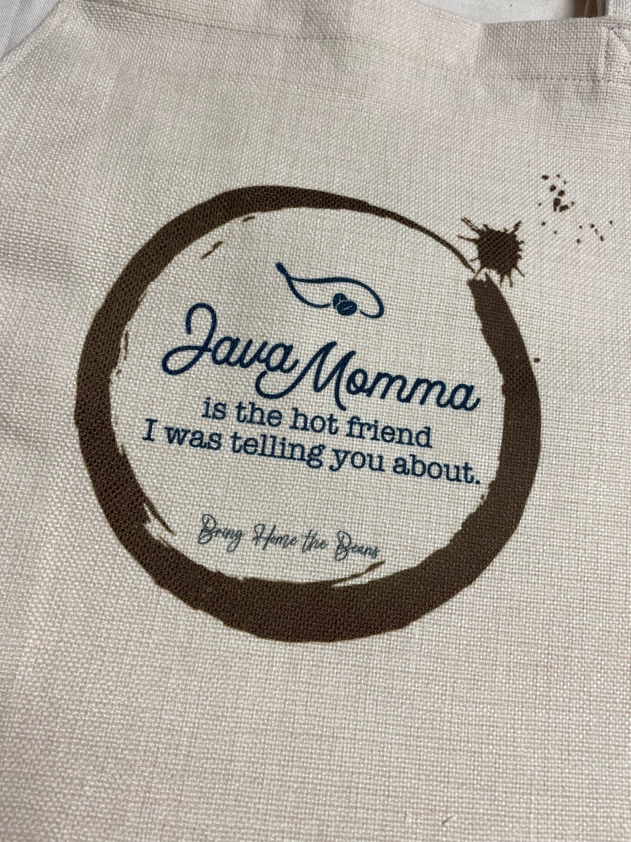Java Momma Is the Hot Friend Apron 🔥