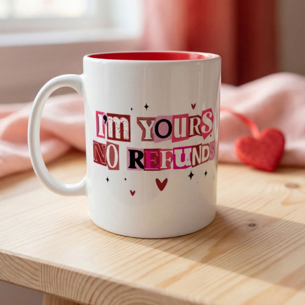 ❤️ I’m Yours. No Refunds. – Valentine’s Day Mug