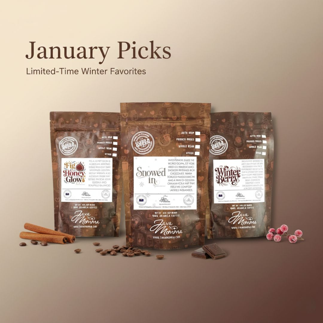 Momma’s Picks Monthly Coffee Box – 3 Exclusive Flavored Coffees