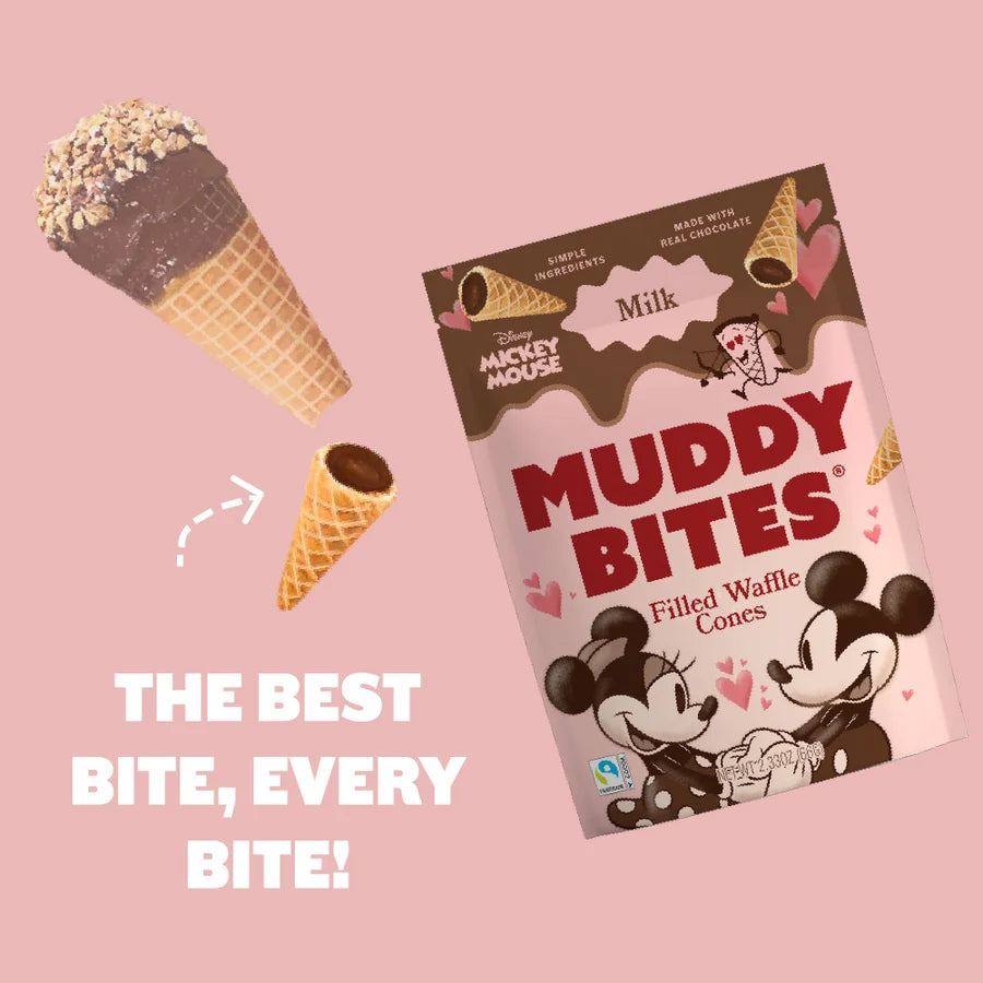 Muddy Bites Disney Mickey Mouse Milk Chocolate