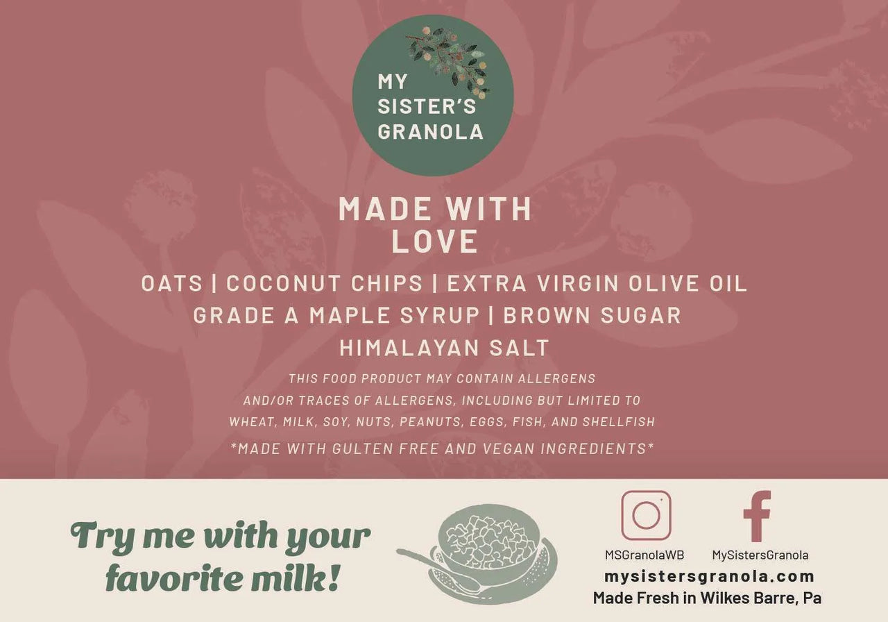 Kindred Crunch Cereal from My Sister’s Granola