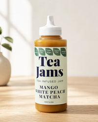Thumbnail for Tea Jams Mango White Peach Matcha - 15 ounce squeeze bottle