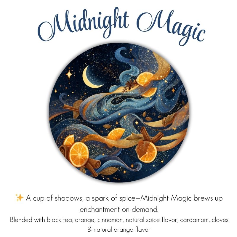 Midnight Magic Black Tea – Spiced Orange & Cinnamon Loose Leaf