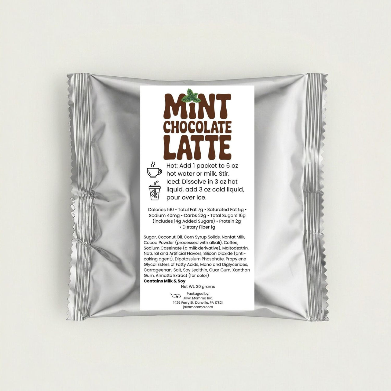 Mint Chocolate Latte Drink Mix