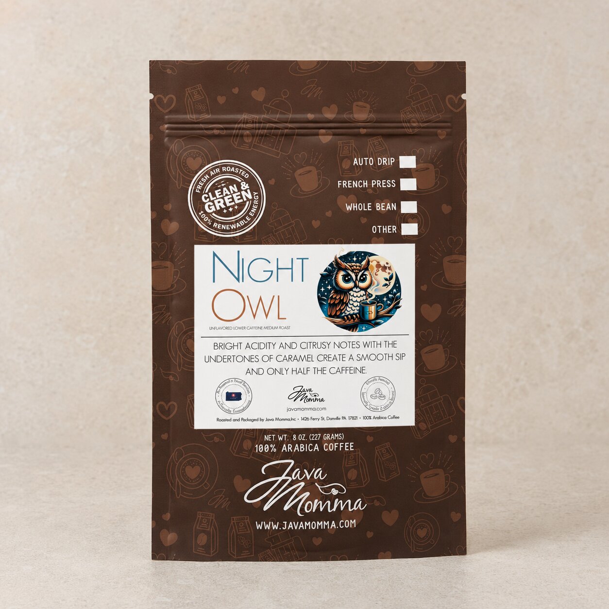 Night Owl Half Caff Coffee Blend