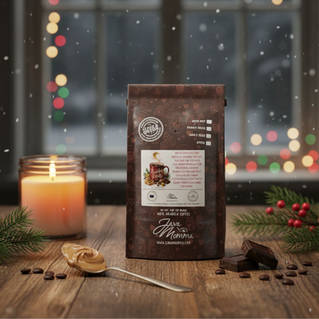 Reindeer Tracks Coffee – Chocolate & Peanut Butter Holiday Blend