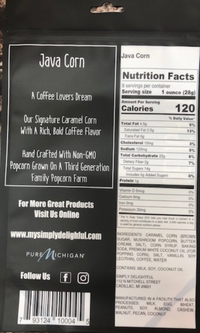 Thumbnail for Java Corn – Coffee-Infused Caramel Popcorn | Simply Delightful