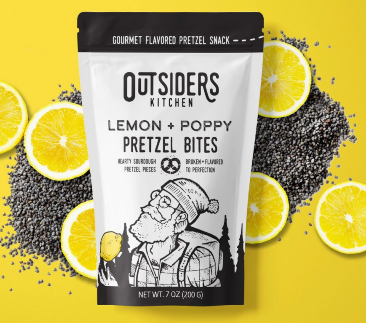 Lemon + Poppy Pretzel Bites