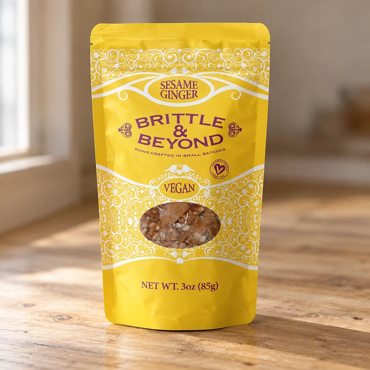 Sesame Ginger Brittle | Brittle & Beyond