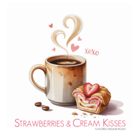 Thumbnail for Strawberries & Cream Kisses Coffee | Strawberry Shortcake Inspired