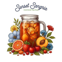 Thumbnail for 🌅 Sunset Sangria Cold Brew Tea Pods – Fruity White Tea with Apricot, Grapefruit & Garden Vibes