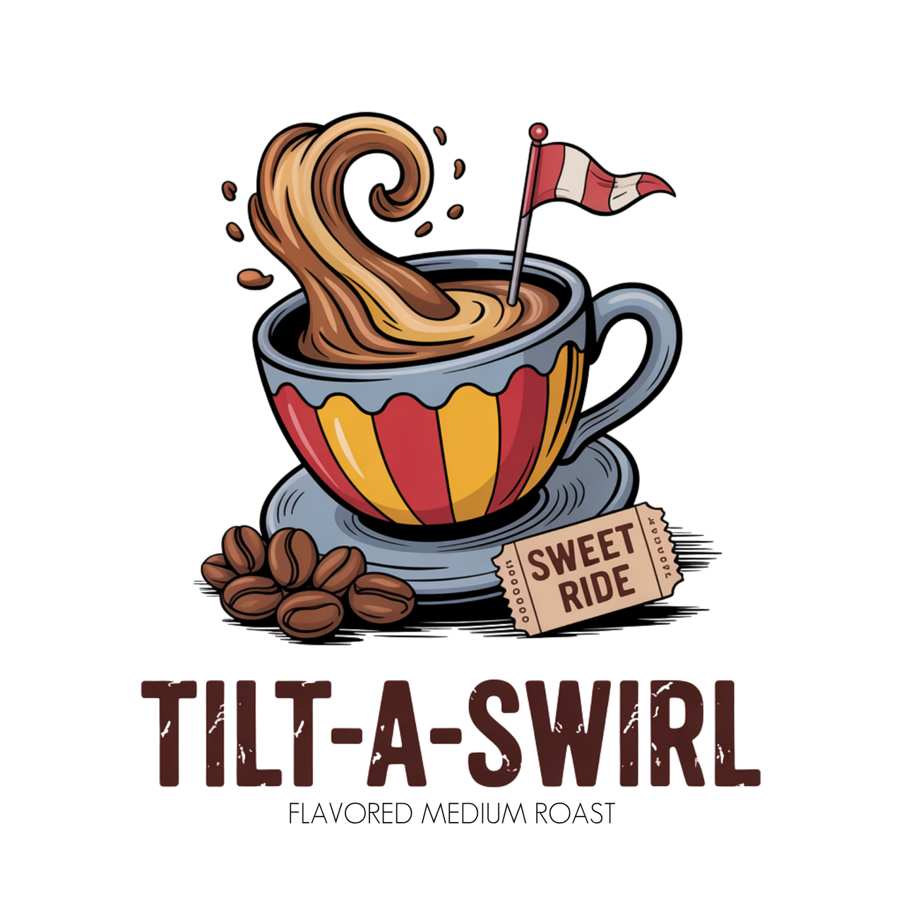 Tilt-A-Swirl 🎢 – Butterscotch Toffee Flavored Coffee