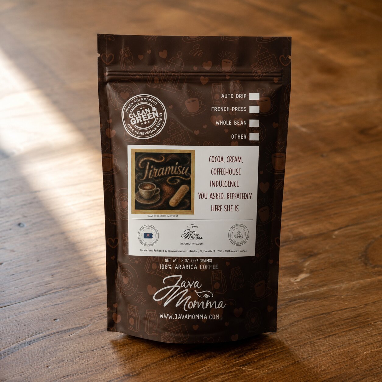 Tiramisu Flavored Coffee | Momma's Picks