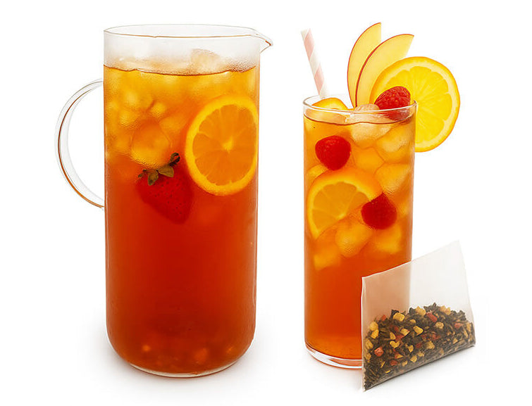 🌅 Sunset Sangria Cold Brew Tea Pods – Fruity White Tea with Apricot, Grapefruit & Garden Vibes