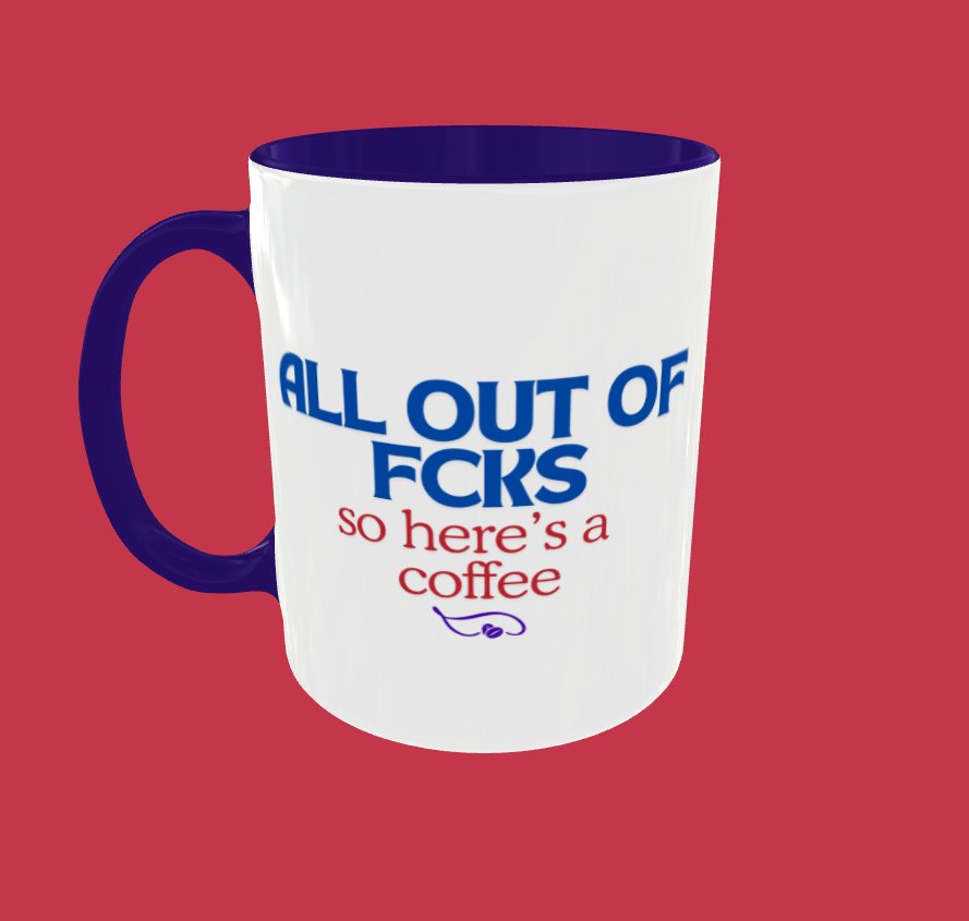 All out of FCKS Mug - Java Momma