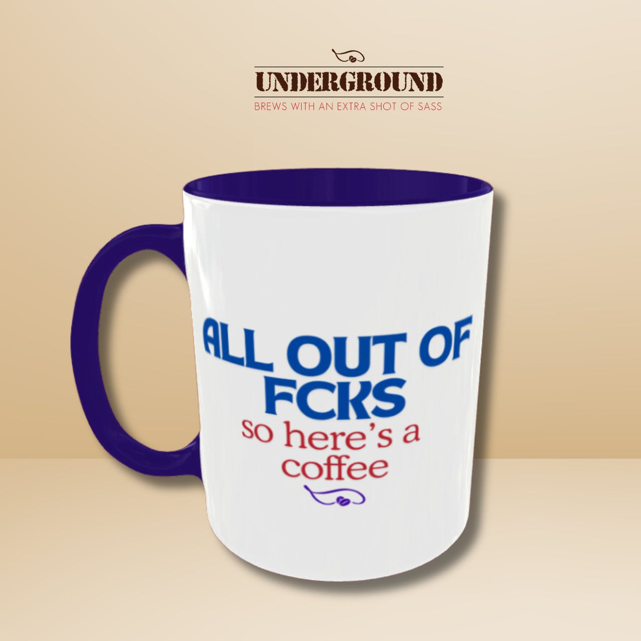 All out of FCKS Mug - Java Momma