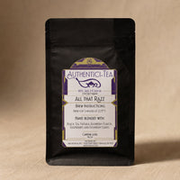 Thumbnail for All that Razz Black tea package with 'Authentic Tea' label on a beige background