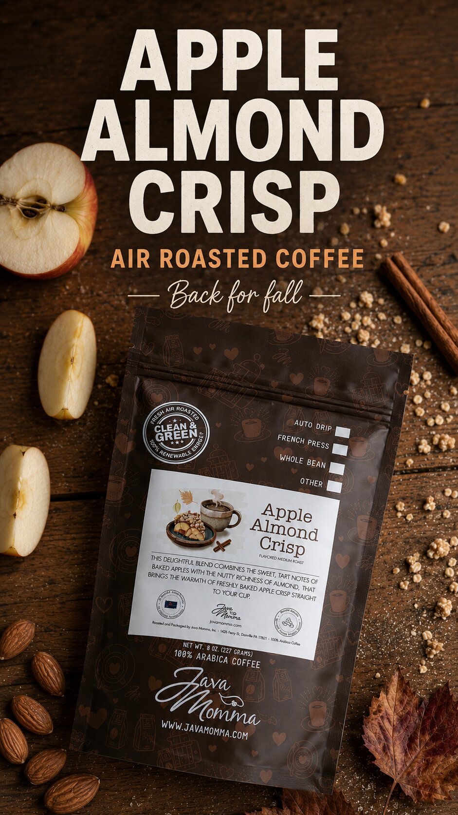Apple Almond Crisp Coffee