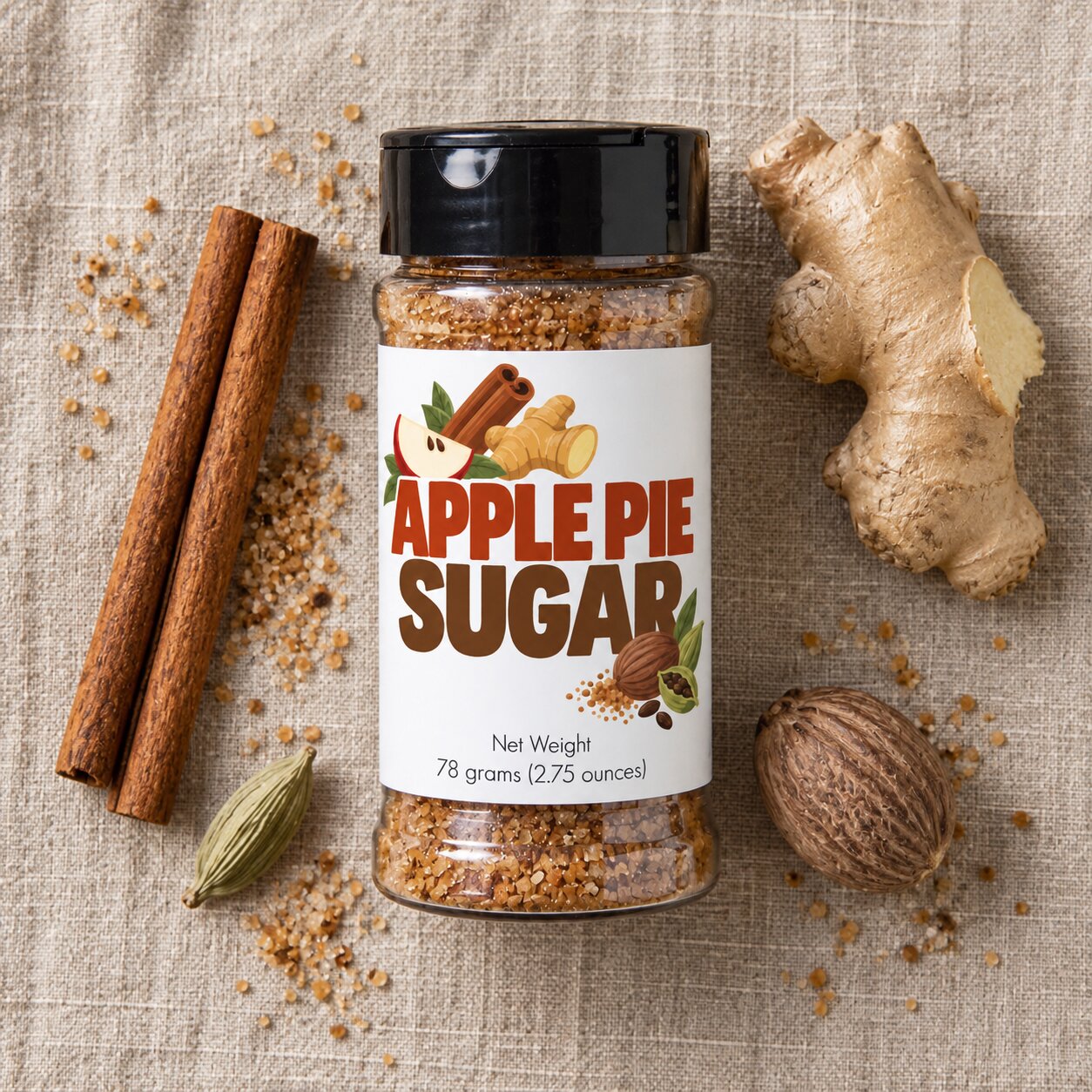 Apple Pie Finishing Sugar – Cozy Spice Meets Sweet Nostalgia