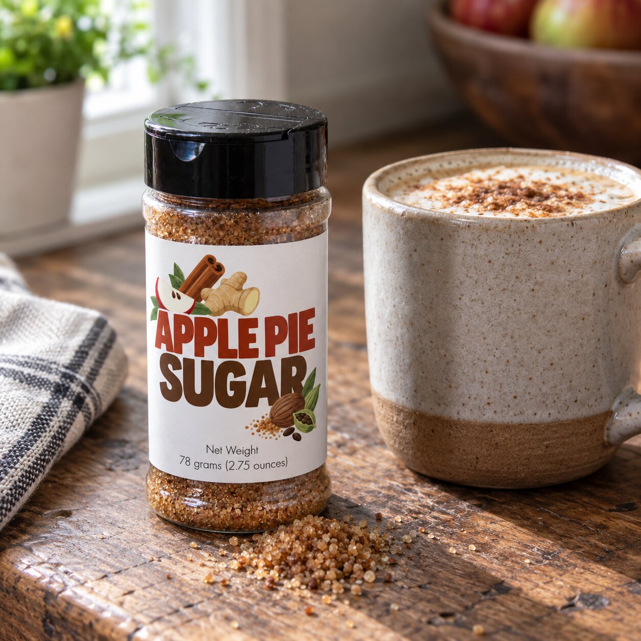 Apple Pie Finishing Sugar – Cozy Spice Meets Sweet Nostalgia
