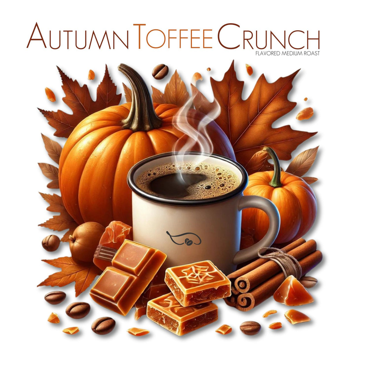 Java Crunch Coffee Autumn Toffee Crunch Coffee | Limited Edition Fall Blend | Java Momma