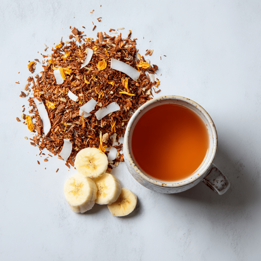Coconut Banana Dream – Red Rooibos • Caffeine-Free • Creamy Tropical Comfort
