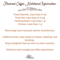Thumbnail for Bananas Foster Storm – Medium Roast Coffee with caramelized banana, brown sugar & rum notes: zero-calorie, energizing small batch coffee with less than 5 calories, under 0.5g fat, under 1g carbs and protein. Java Momma logo.