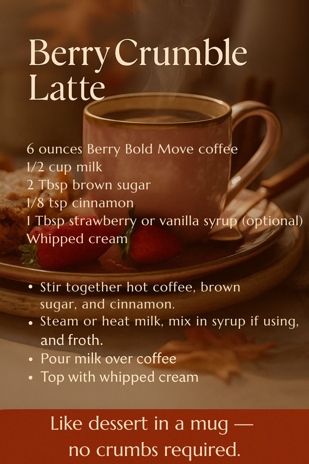 Berry Bold Move Coffee – Strawberry Cinnamon Cake Vibes