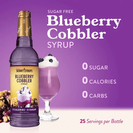 Blueberry Cobbler Syrup - Sugar Free - Java Momma