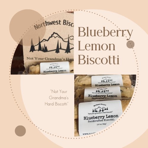 Blueberry Lemon Biscotti Double Pack - Java Momma