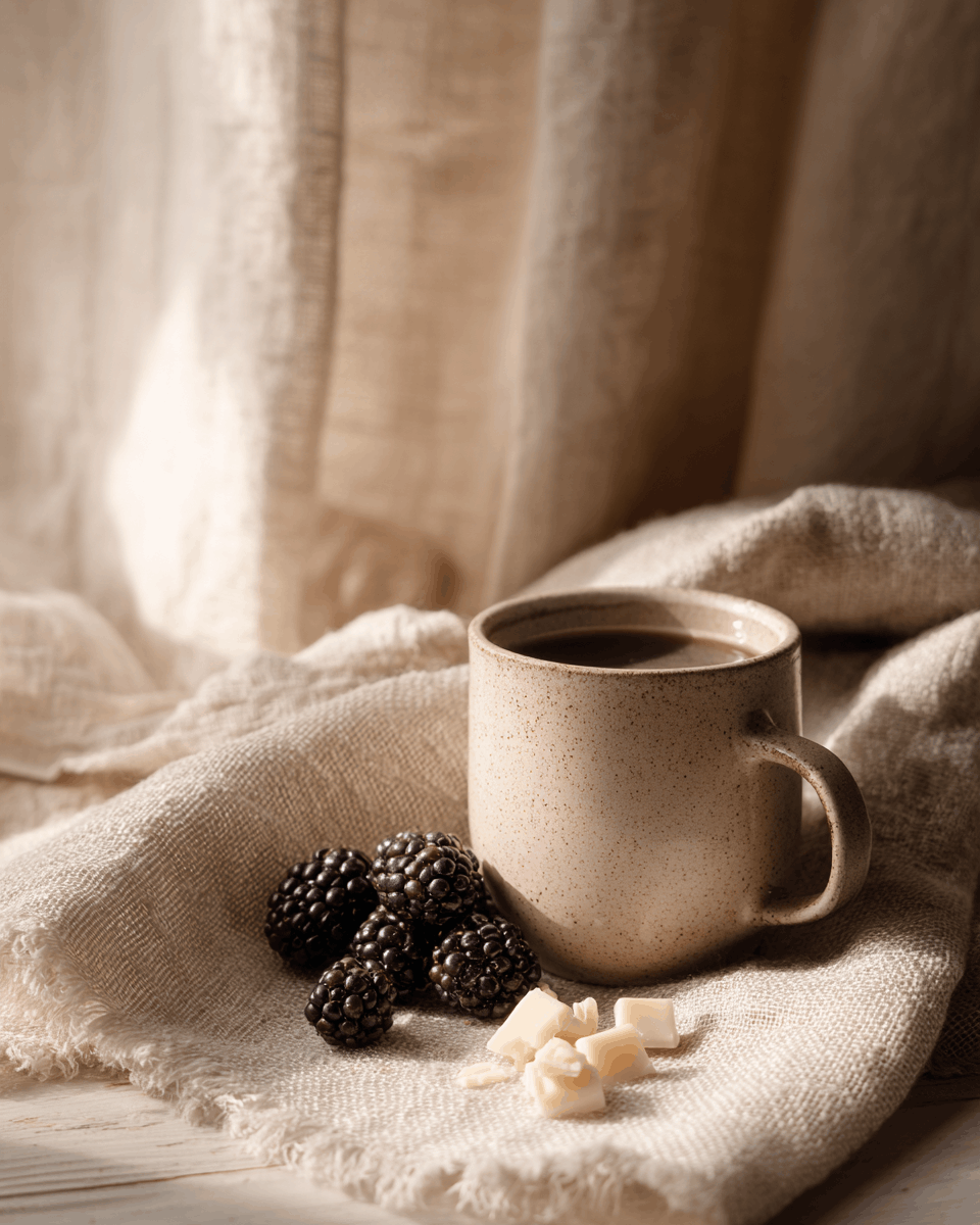 Blushing Berries Coffee | Blackberry & Raspberry White Chocolate