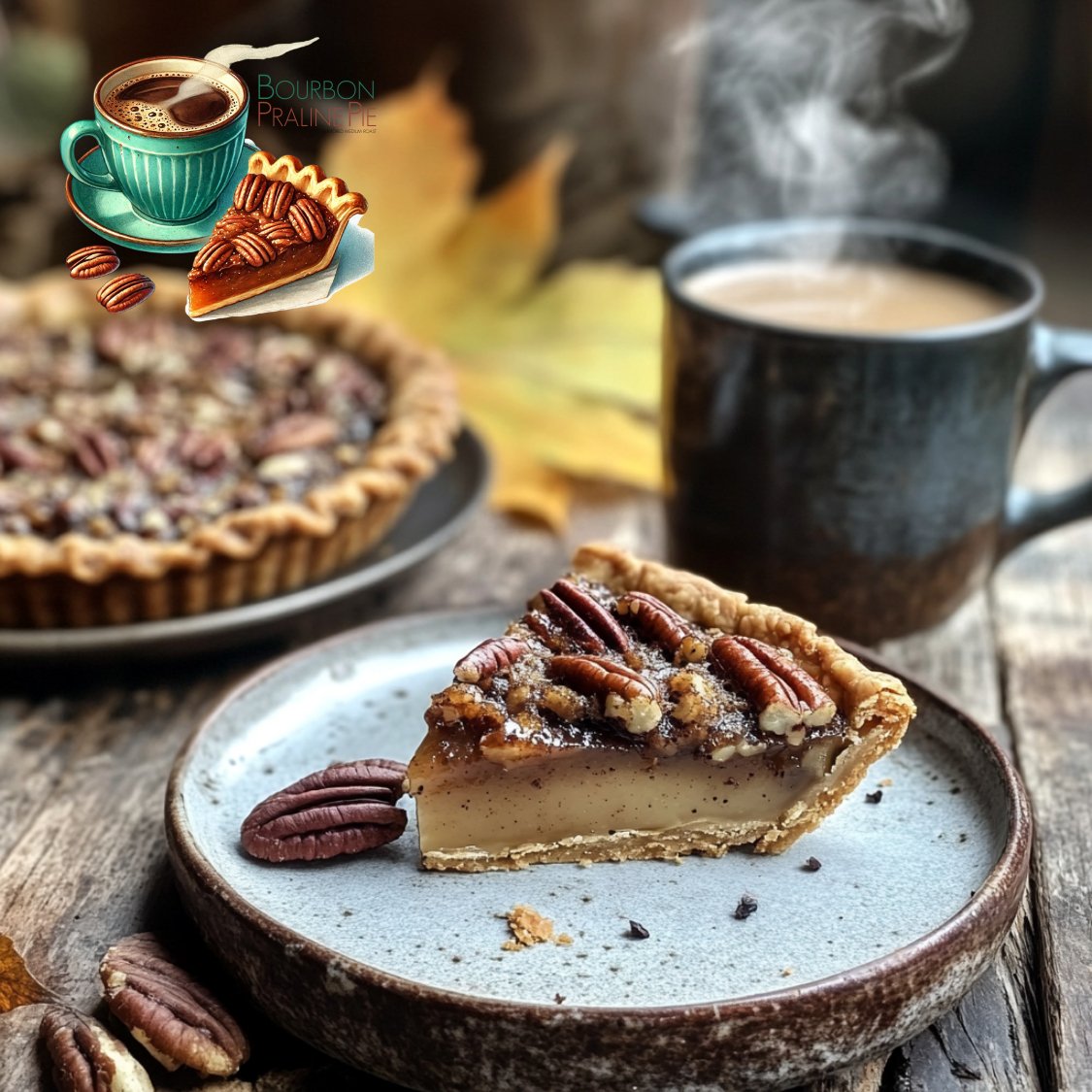 Bourbon Praline Pie Flavored Coffee - Single Origin Medium Roast - Java Momma