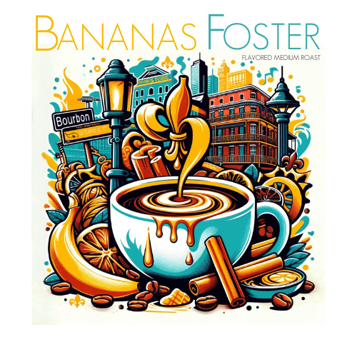 Bourbon Street Bananas Foster Flavored Coffee - Java Momma