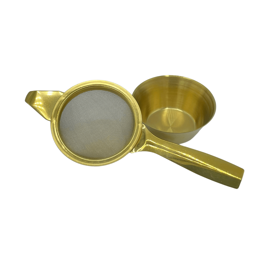 Brass Tea Strainer: The Perfect Brew Companion - Java Momma