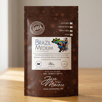 Thumbnail for Brazil Medium Roast Coffee – Air-Roasted, Solar-Powered Smoothness