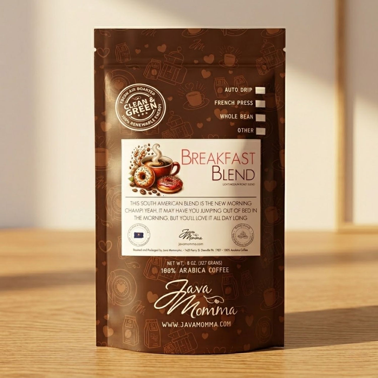 Breakfast Blend – Our #1 Best-Selling Unflavored Coffee