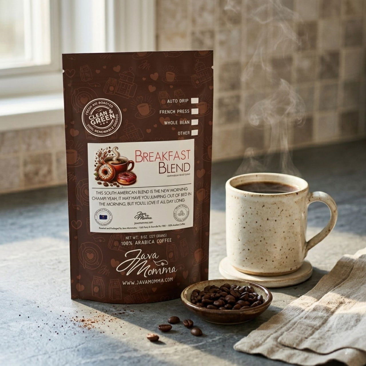 Breakfast Blend – Our #1 Best-Selling Unflavored Coffee