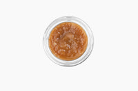 Thumbnail for A clear glass jar filled with light brown, chunky jam sits on a white background—perfect for showcasing the Mini Tea Jams Gift Set 🍯, a gourmet tea-infused jam sampler inspired by Harney & Sons teas.