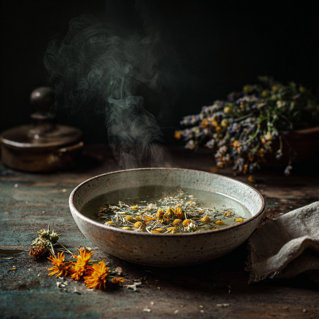 🌼 Calm & Clear Facial Steamer | Botanical Blends by Java Momma