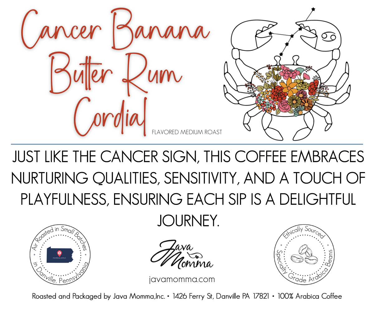 Cancer Banana Butter Rum Cordial - Java Momma