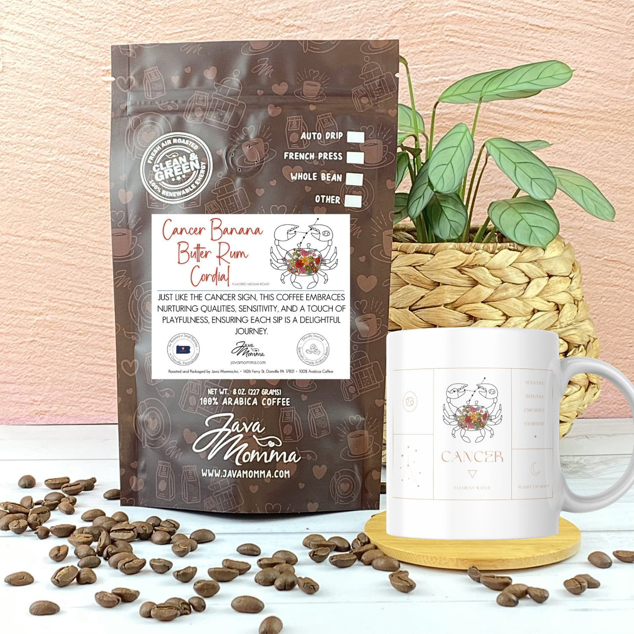 Cancer Zodiac Mug & Coffee Bundle - Java Momma