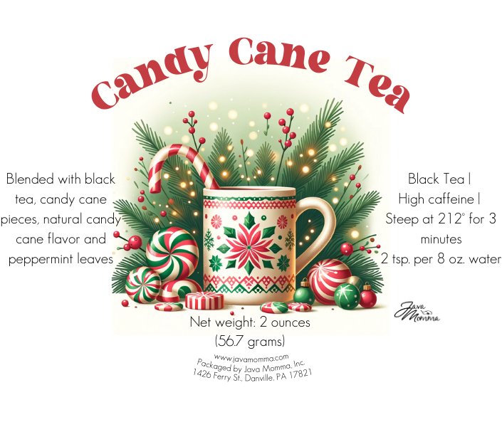 Candy Cane Tea – Peppermint Perfection in Every Sip 🍬❄️ - Java Momma