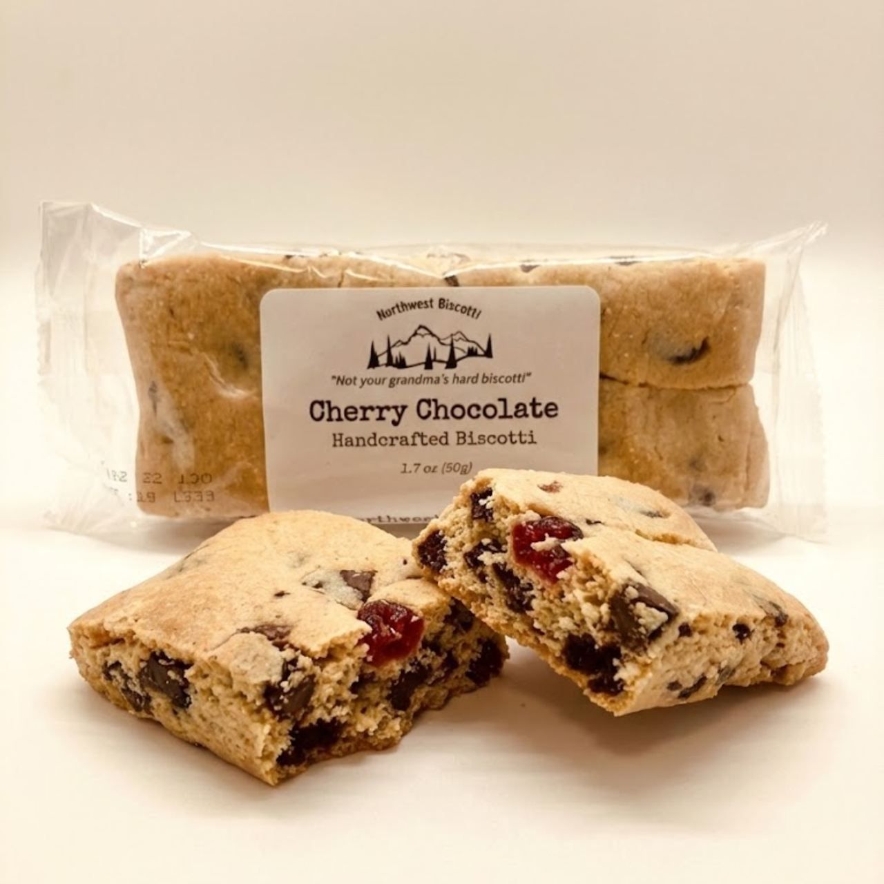 Cherry Chocolate Biscotti Double Pack – A Sweet & Tart Love Story